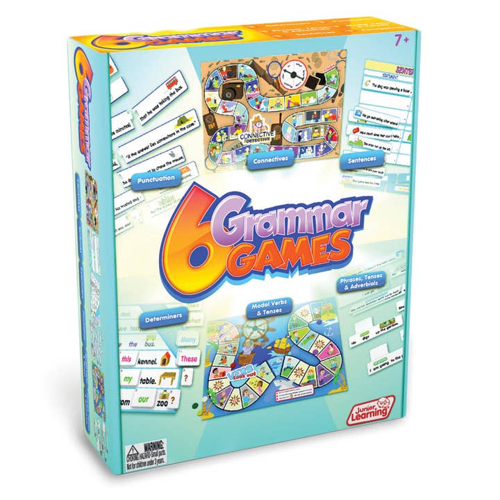 6 Grammar Games for wholesale by Junior Learning Inc.