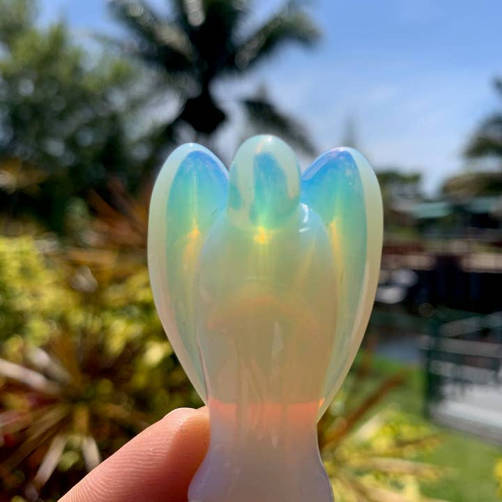 Opalite Crystal Angel for wholesale by Copper Moon Crystals