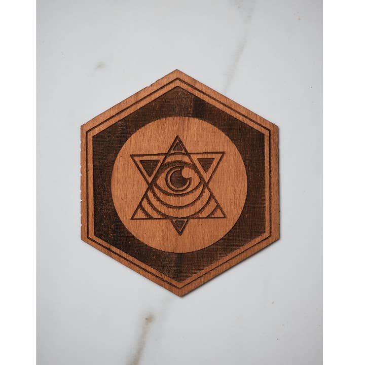 Etiqueta de madera Eye Wonder para venta al por mayor de Dom Chi Designs