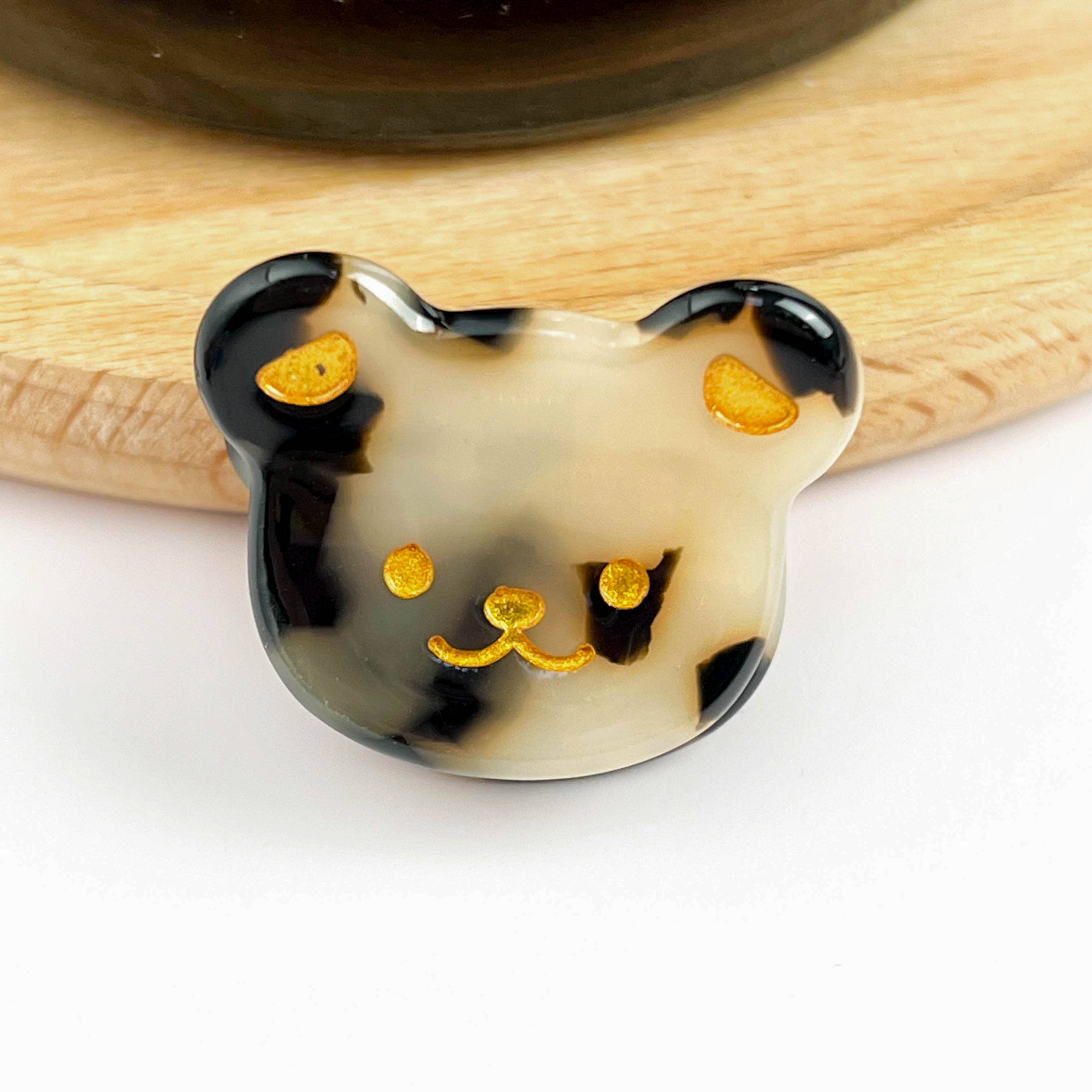 TheDivaSoap - Wholesale Hair Clip - Kids - Cute Bear Head Mini Claw Clip, Acetate Children's Hair Clip4