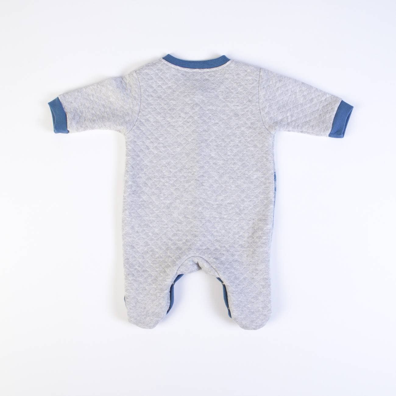 Grey 16563 - Quilted babygrow - AW 25-26 for wholesale on Faire5