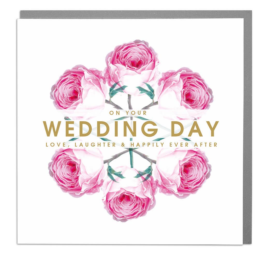 Lola Design Ltd - Wholesale Wedding Card - Roses Card0