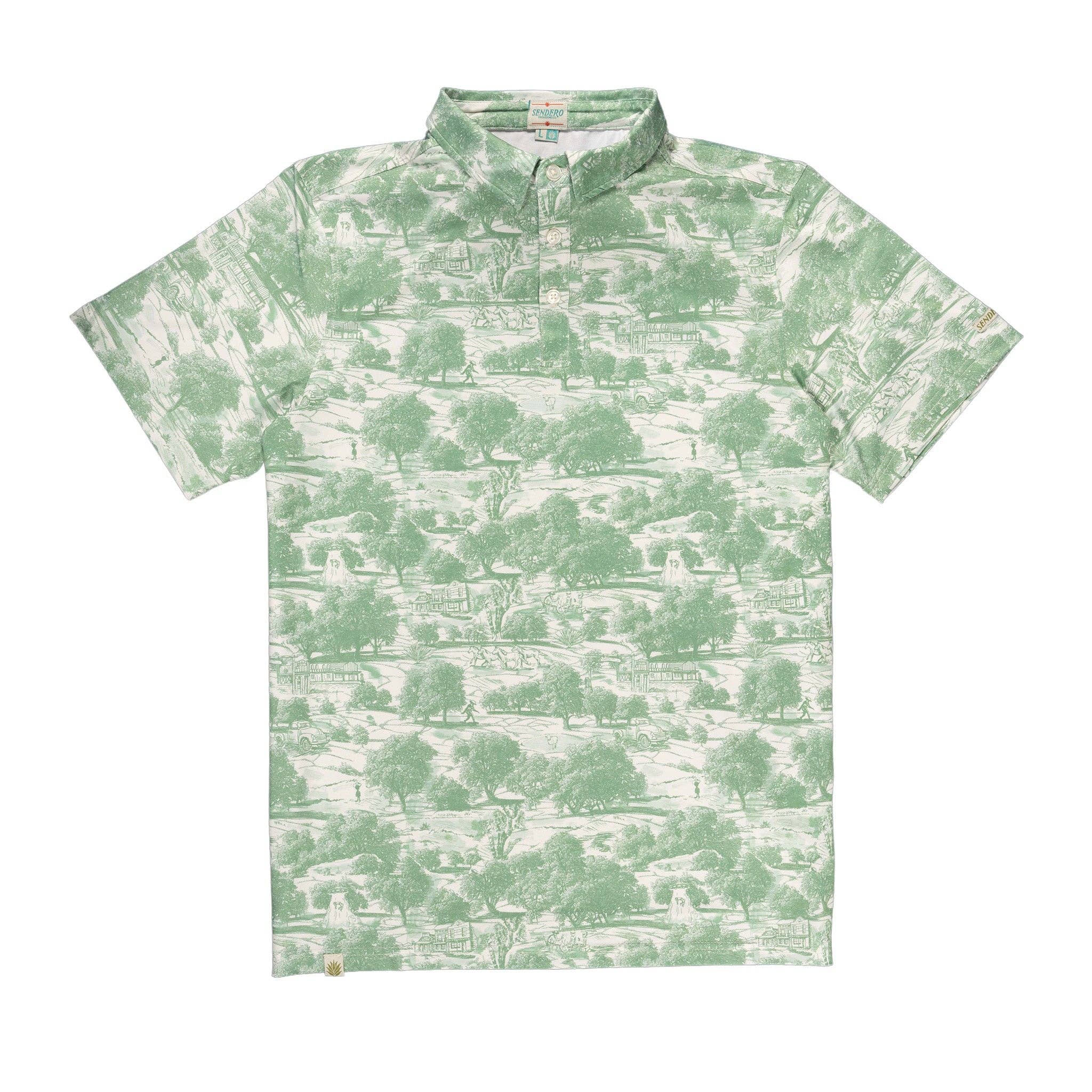 Sendero Provisions Company - Wholesale Polo - Men's - High Noon Performance Polo35