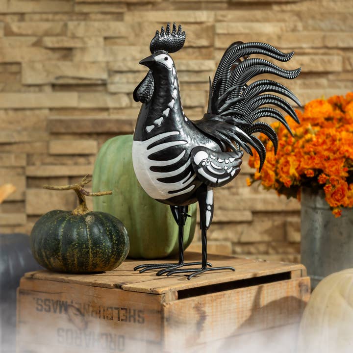 Halloween Metal Roost for wholesale by Evergreen Enterprises