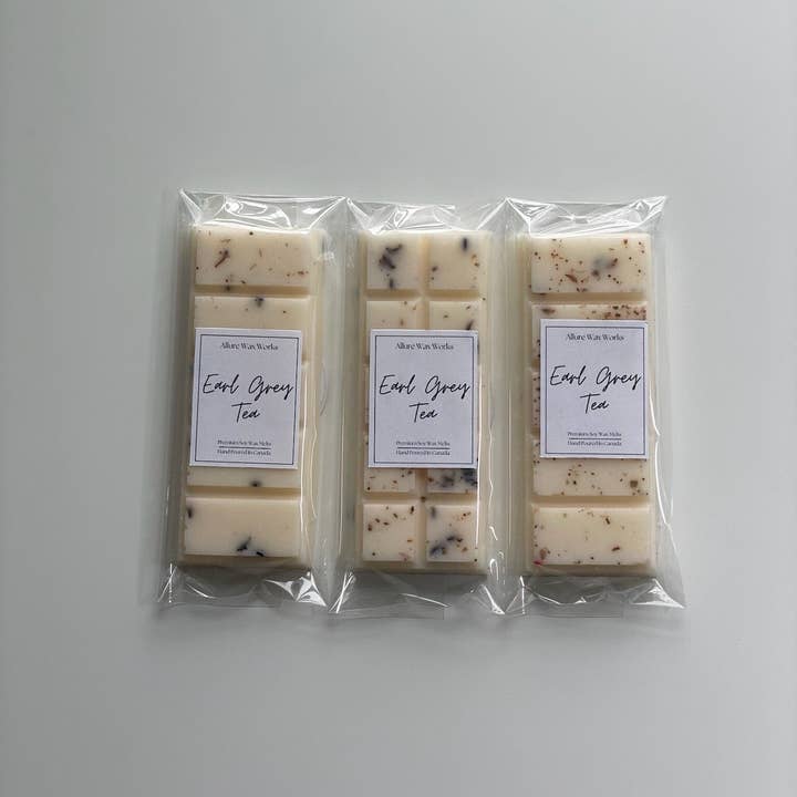 Allure Wax Works – wholesale Wax melt – Earl Grey Tea Snap Bar Wax Melt