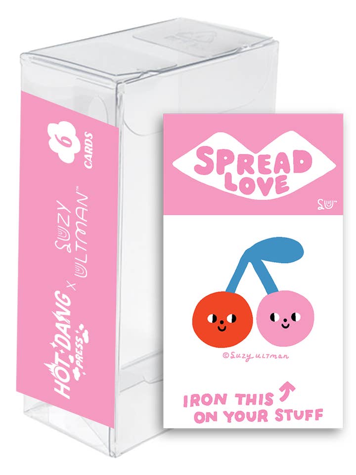 HDP x Suzy Ultman Pack of Love, 6 cartes à repasser L'il Something pour la vente par Hot Dang Press