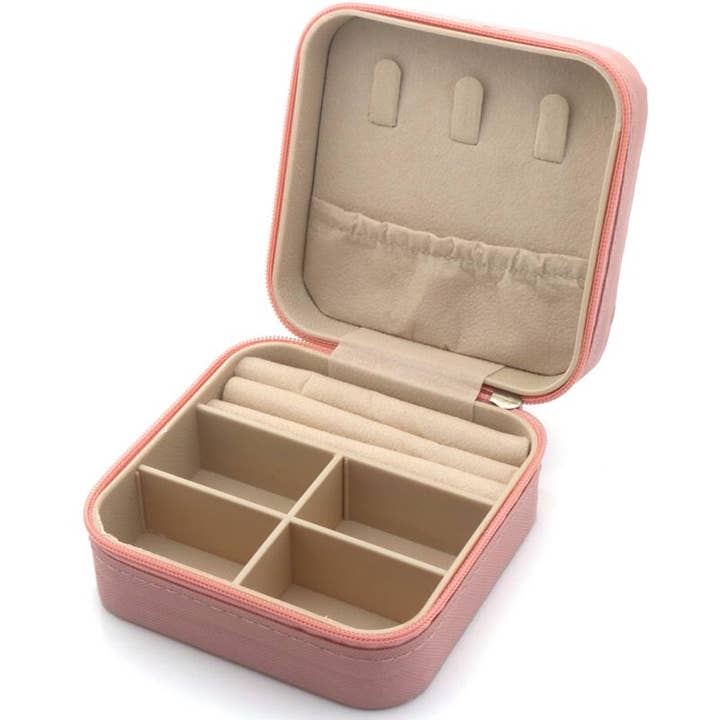 Officielmode - Wholesale Jewelry Box/Organizer - Travel Jewelry Box fabric 10 x 10 x 5 cm