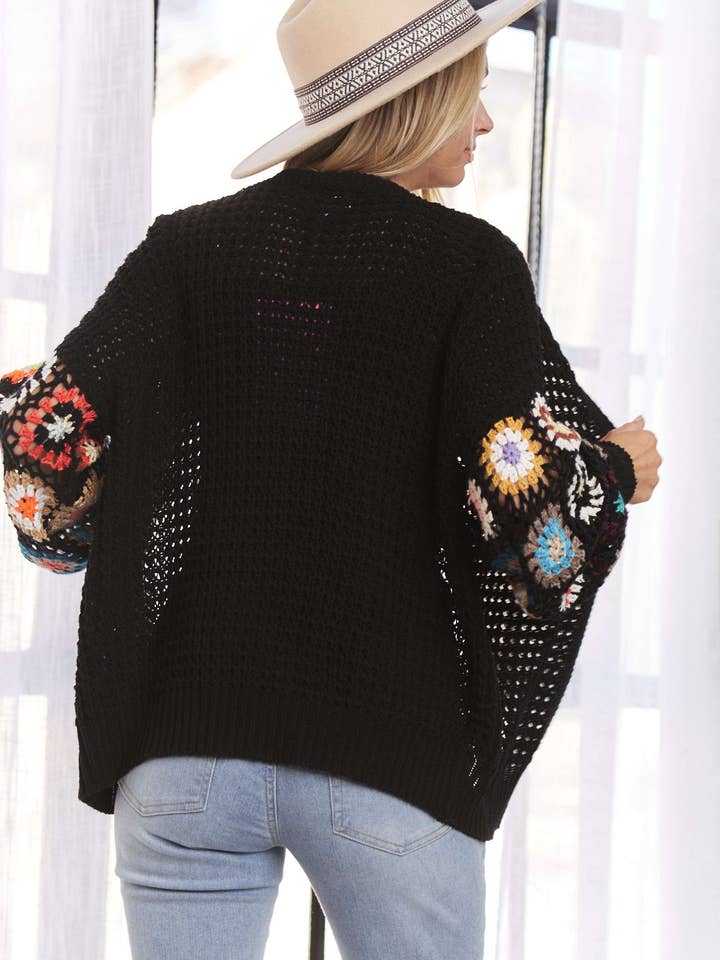 Madelyn - Wholesale Cardigan - Women's - LESW3410 - MULTI PATTERN CARDIGAN6