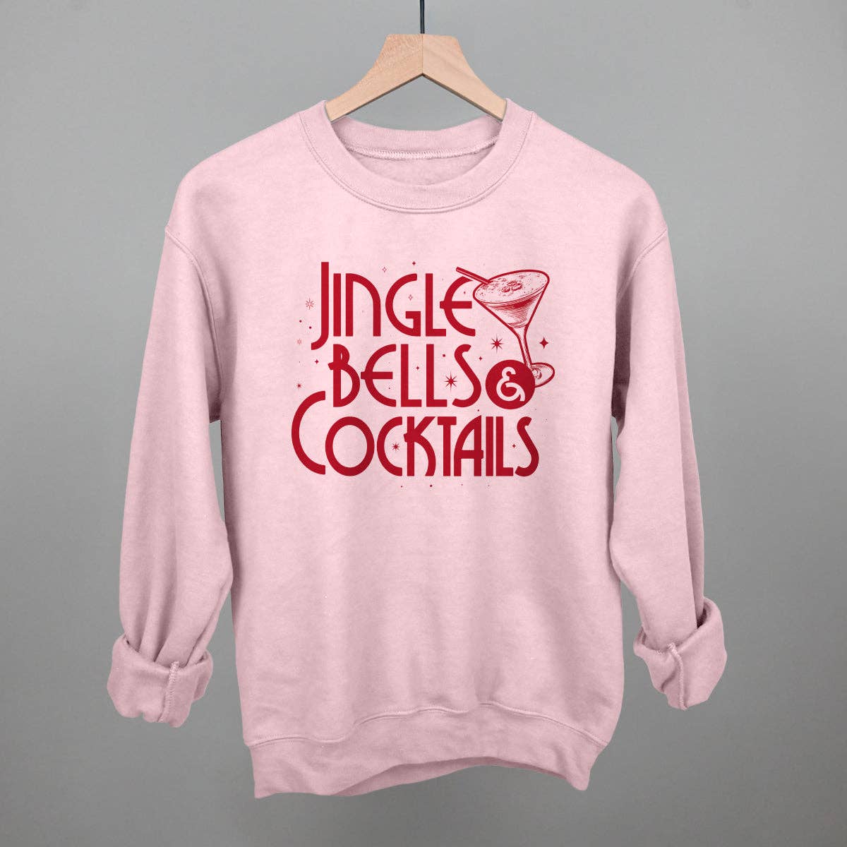 Ivy + Cloth - Wholesale Graphic Sweatshirt - Women's - Jingle Bells & Cocktails11
