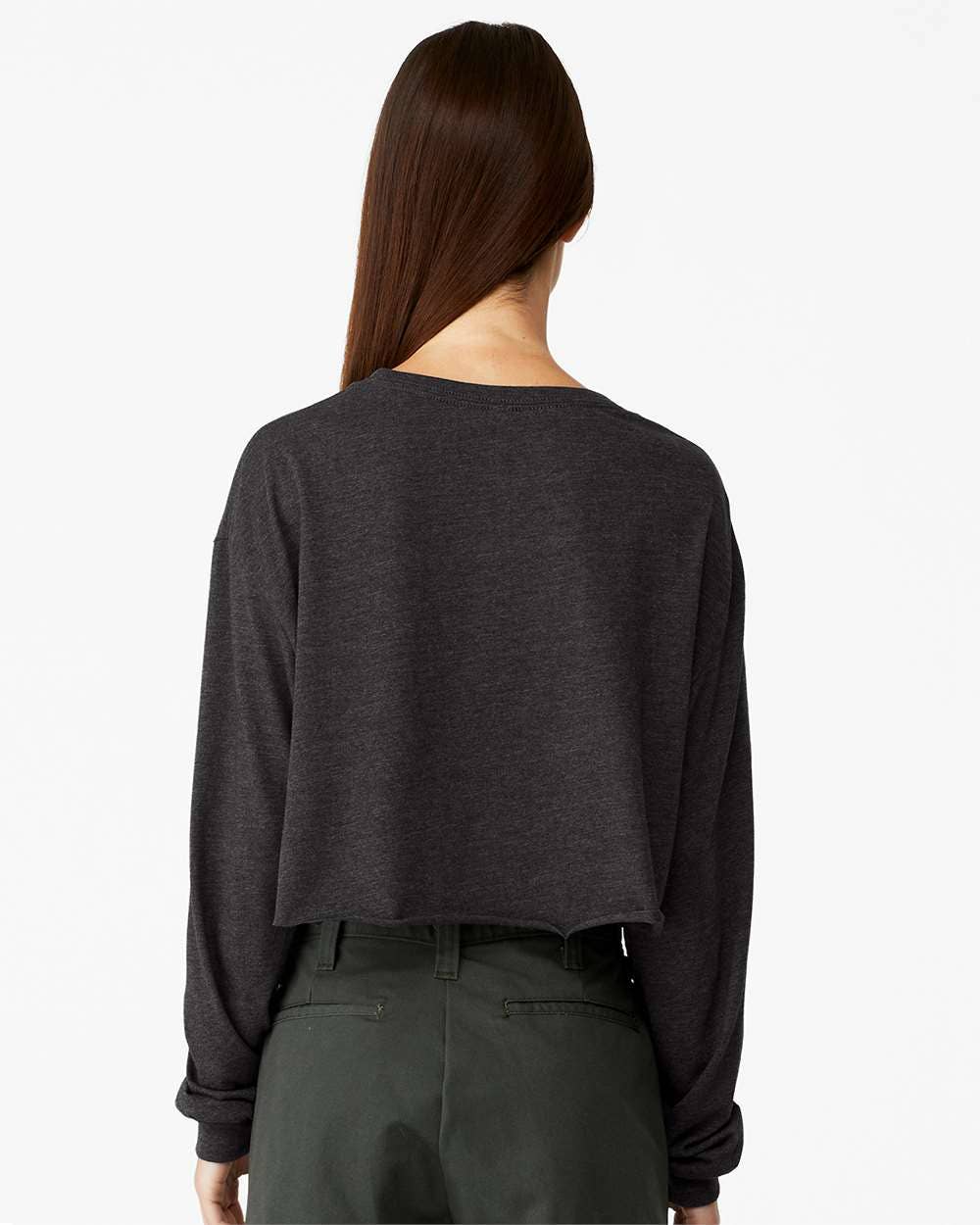 MYES BULK APPAREL - Vente T-shirt – femme - T-shirt à manches longues raccourci pour femme BELLA+CANVAS6