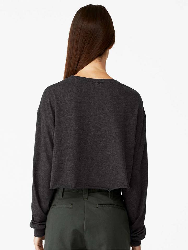 MYES BULK APPAREL - Vente T-shirt – femme - T-shirt à manches longues raccourci pour femme BELLA+CANVAS6