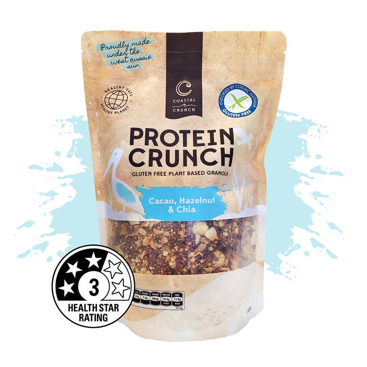 Coastal Crunch - Wholesale Granola - Cacao, Hazelnut & Chia Protein Crunch Granola