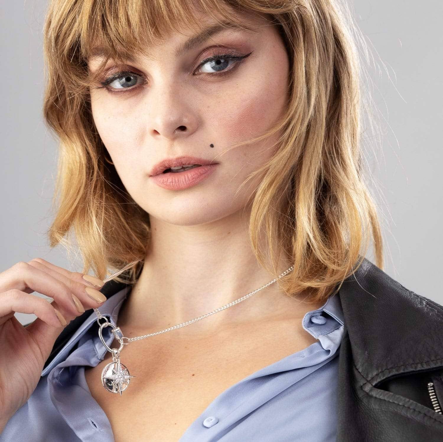 Scream Pretty - Recycled Sterling Silver Jewellery – wholesale Individual charm/pendant – Oval Carabiner Charm Lock2