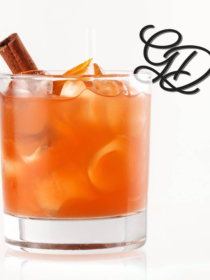 Acrylic Initial Drink Marker for wholesale by Haven Print Co.