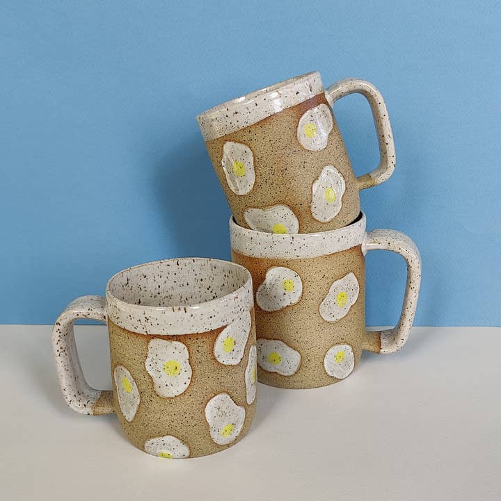 Osso Ceramics - Wholesale Coffee Mug - Fried Egg Mug2