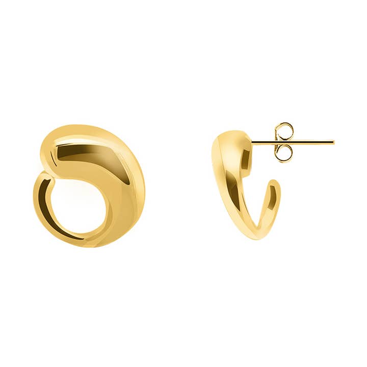 BRINCOS EM FORMA DE VÍRGULA - JN2460A038 por atacado de AMORINO SRL