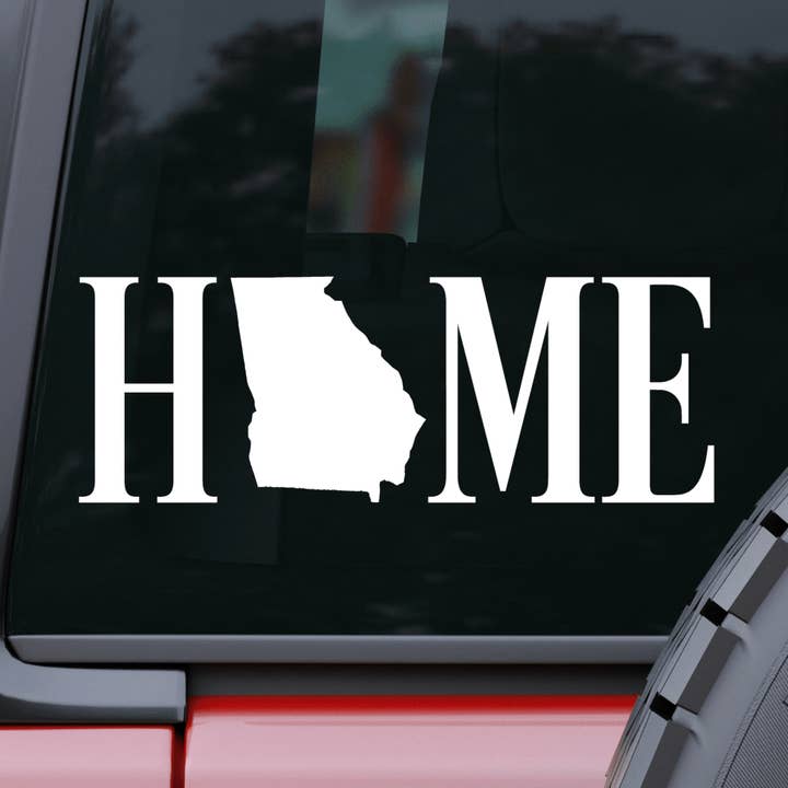 Georgia Home Car and Laptop Decal for wholesale by AO Designs LLC