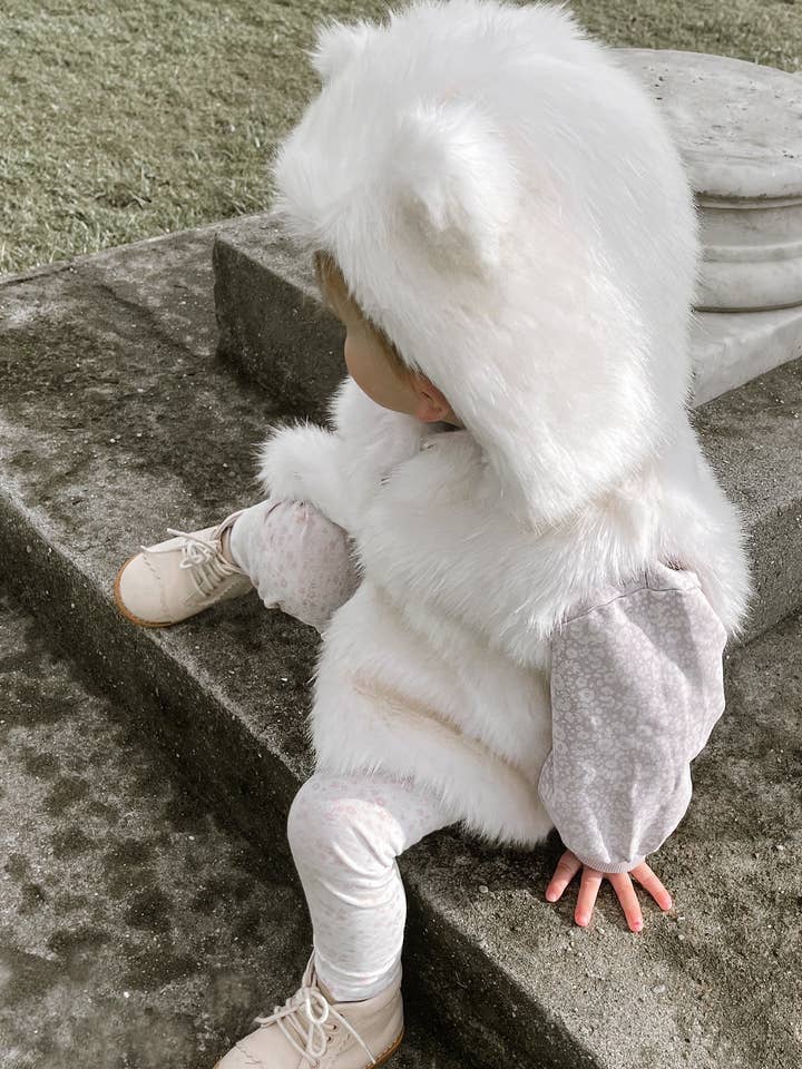 Colete Urso Polar - Pele sintética por atacado de Wolf & The Wildling