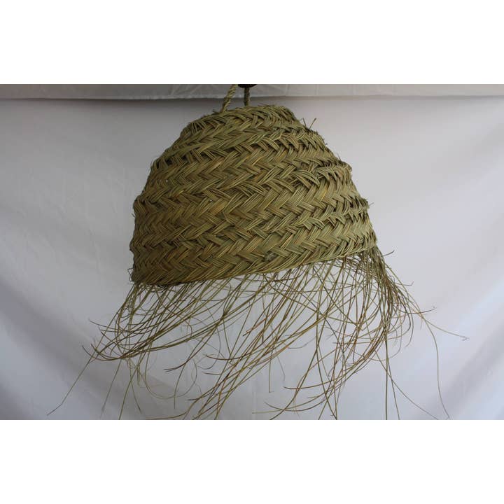 Boutique Huléti - Vendita all'ingrosso Paralumi - Ciondolo in paglia intrecciata - Lampada rotonda fatta a mano con paralume intrecciato stretto - 4 misure tra cui scegliere - Decorazione bohémien -