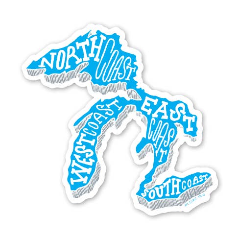 Meeste Coast Sticker voor wholesale door MI Coast