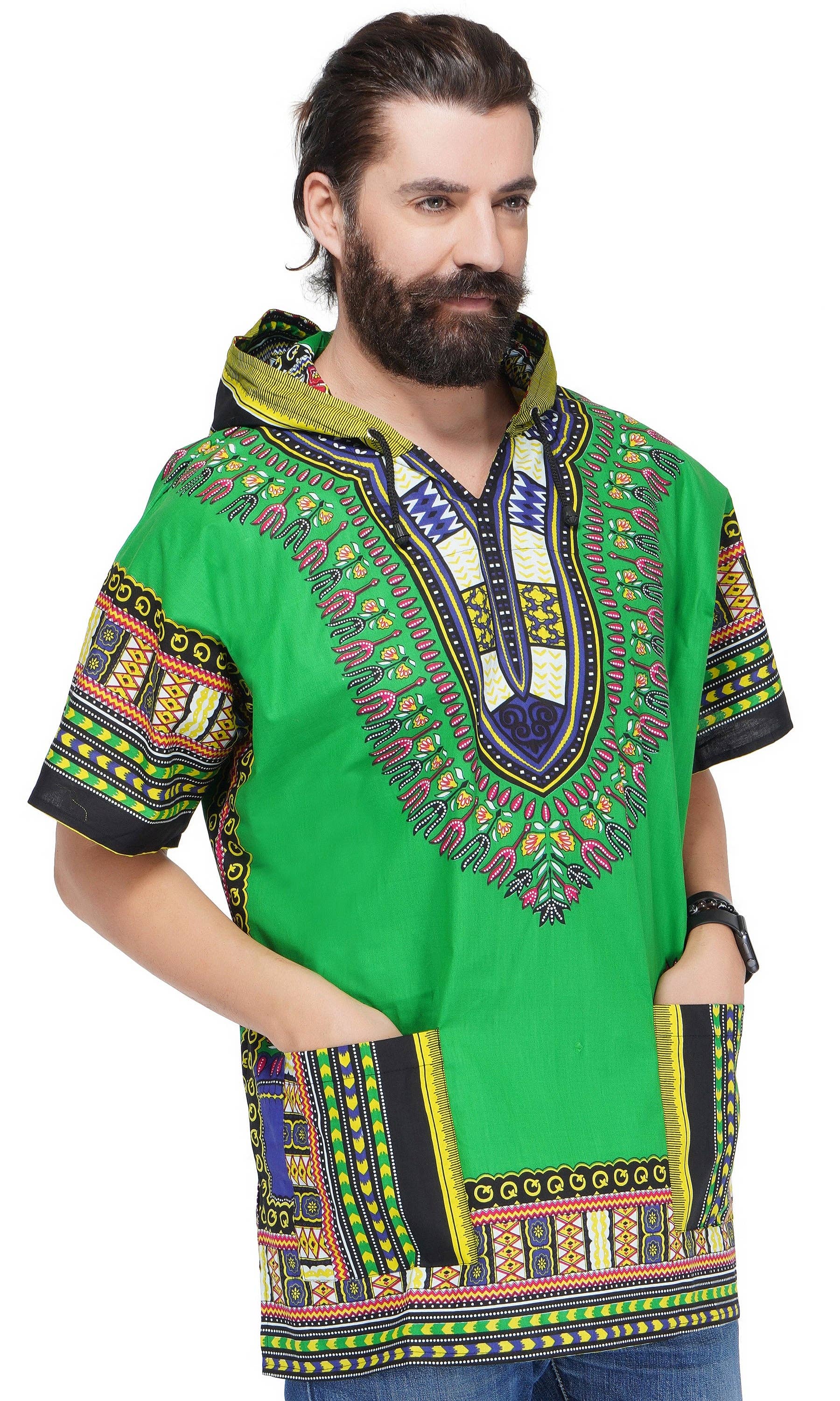 Satsuma Wholesale - Wholesale Hoodie - Men's - Unisex Dashiki Hoodie2
