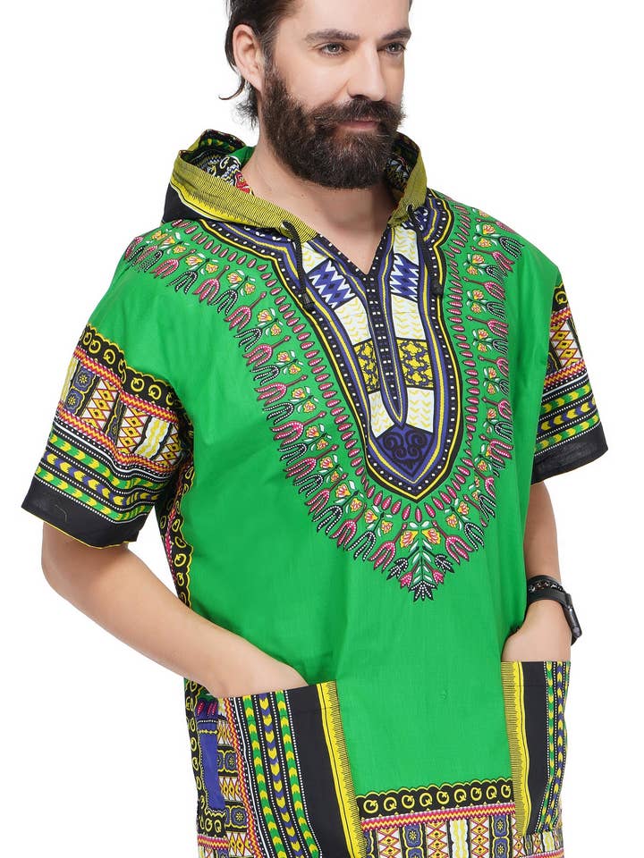 Satsuma Wholesale - Wholesale Hoodie - Men's - Unisex Dashiki Hoodie2