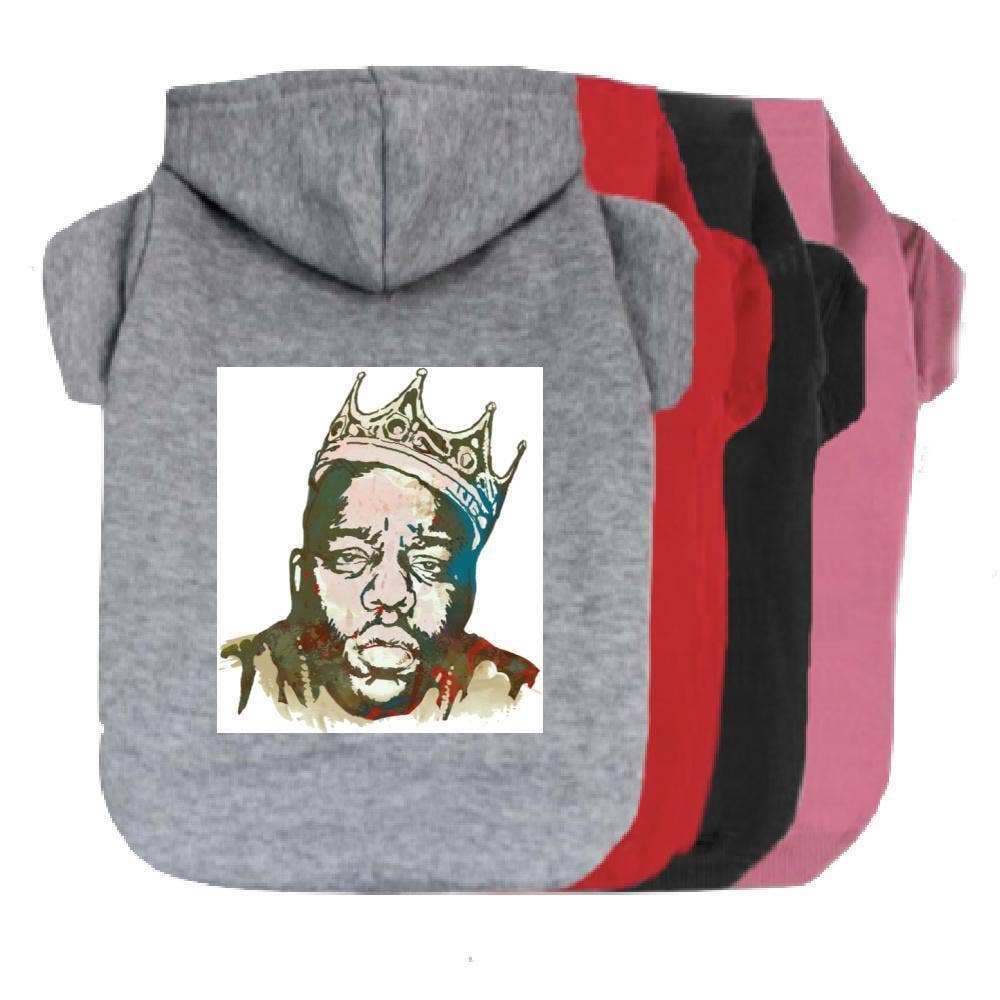 The Honest Dog Company - Wholesale Pet Hoodie - Dog - Notorious BIG Crown Dog Hoodie0