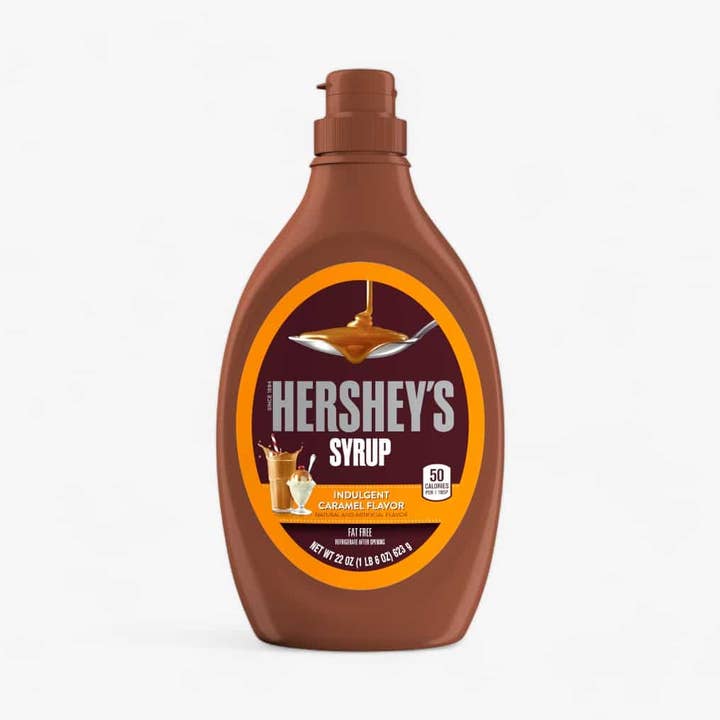 L&F Universal Goods - Wholesale Flavoured syrup - Hersheys Caramel Syrup Bottle (12/24Oz)0