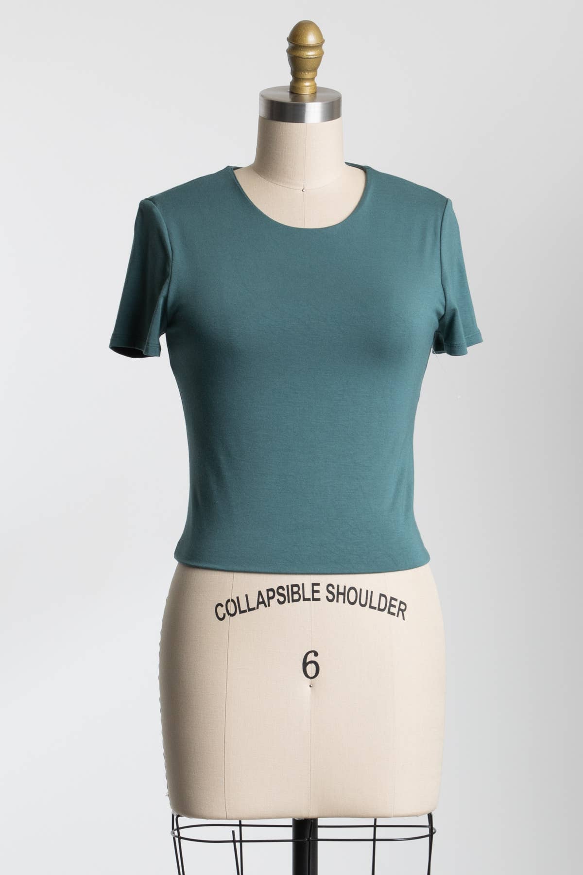 Final Touch - Wholesale Knit Top - Women's - Rayon Modal Basic Crop Top - T3107342