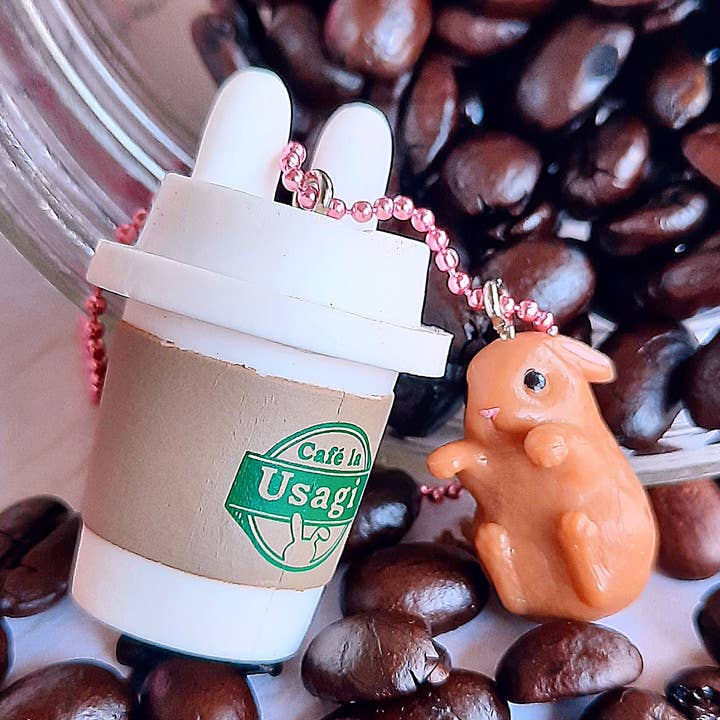 Ltd. Pop Cutie Coffee Bunny Kids Necklaces for wholesale by Pop Cutie Accessories & Gifts