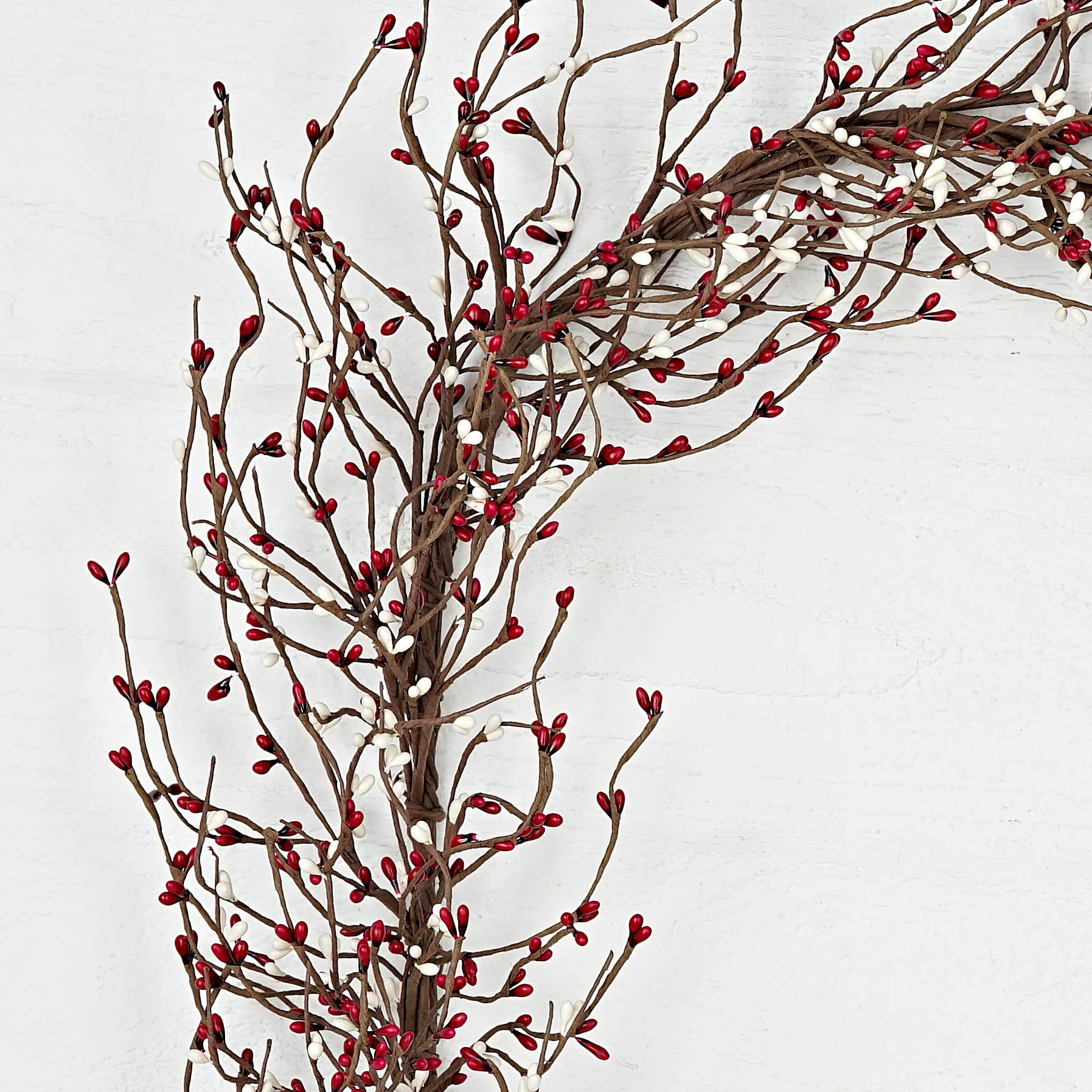 Holiday Depot Inc. - Wholesale Bunting/Garland - ISB13000BC- 4.5ft Pips Garland-Burgundy Cream1