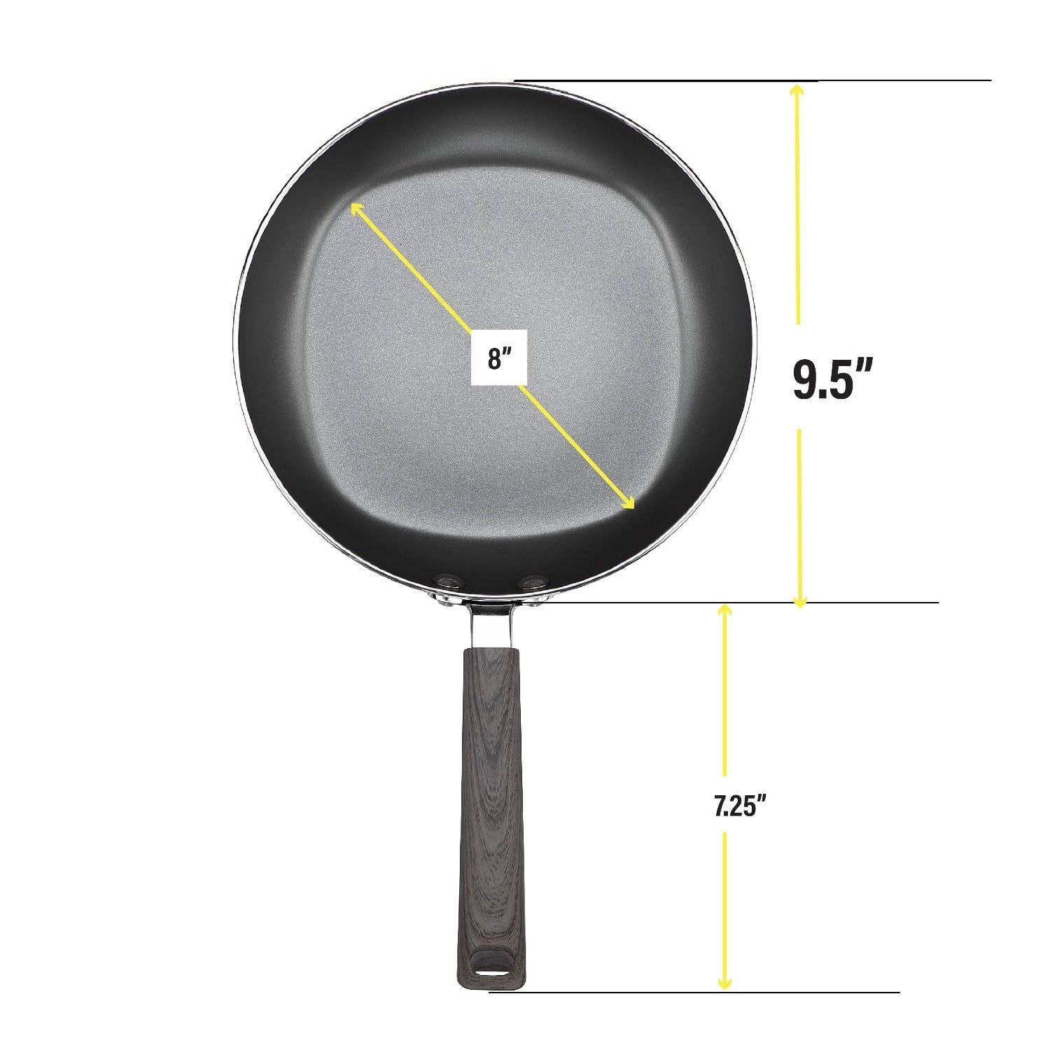 Gourmet Edge - Wholesale Pan - Not A Square Pan -  9.5" Nonstick Frypan Open Stock #SP-10242
