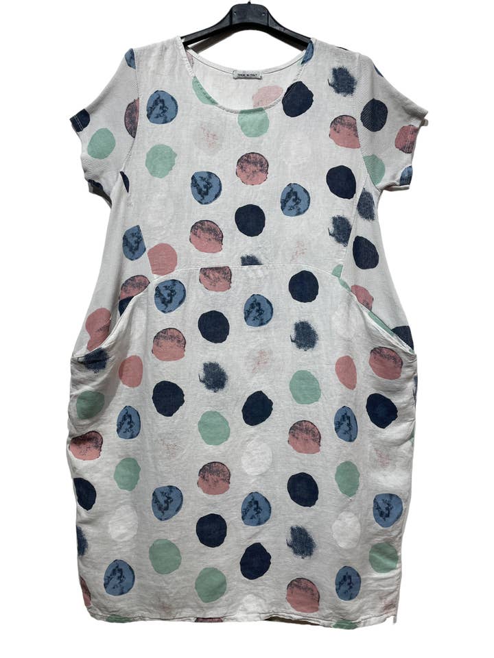 LINEN & COTTON HOUSE - Wholesale Jurk - Dames - 3533 jurk van linnen | dameskleding16