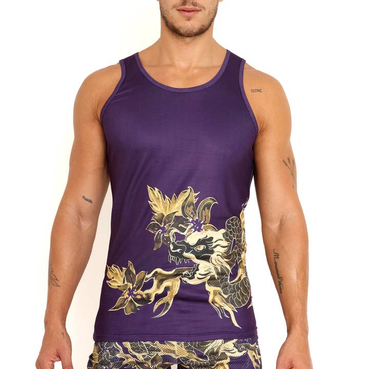 Lila Linne med Eldsprutande Drake för wholesale av Skull & Bones