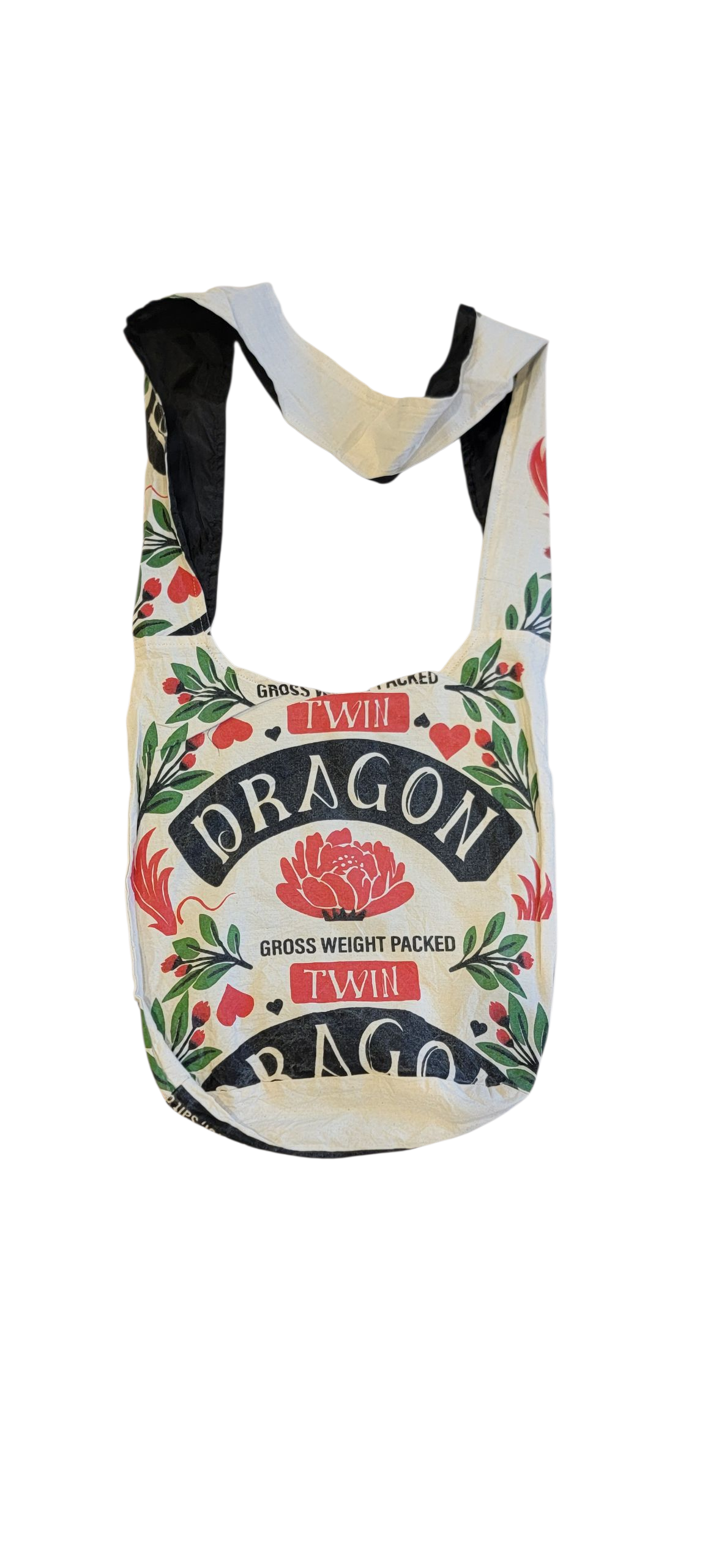 Evergreen Guardian Imports - Wholesale Tote Bag - Women's - BA773 Reproduction of Flour Sack Vintage Cotton Lama Bag 9