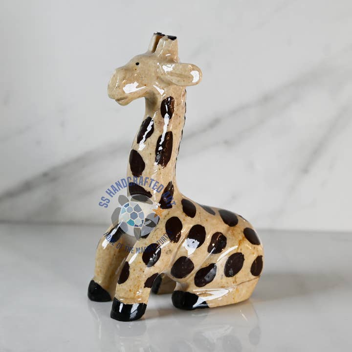 Marble Giraffe Sitting 1" for wholesale by SS handcrafted Art