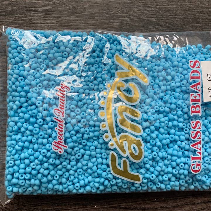 MaddieMayShop - Wholesale Beads - 6/0 Seed Beads, Seed Beads Bulk, Frost Glass Beads 450 Grams25