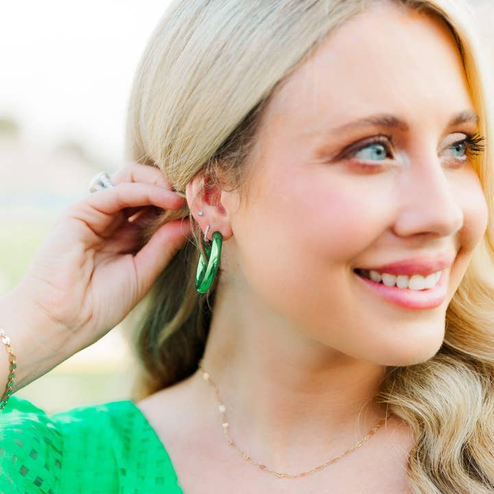 Taylor Shaye Designs - Wholesale Hoop Earrings - Gameday Metallic Hoops7