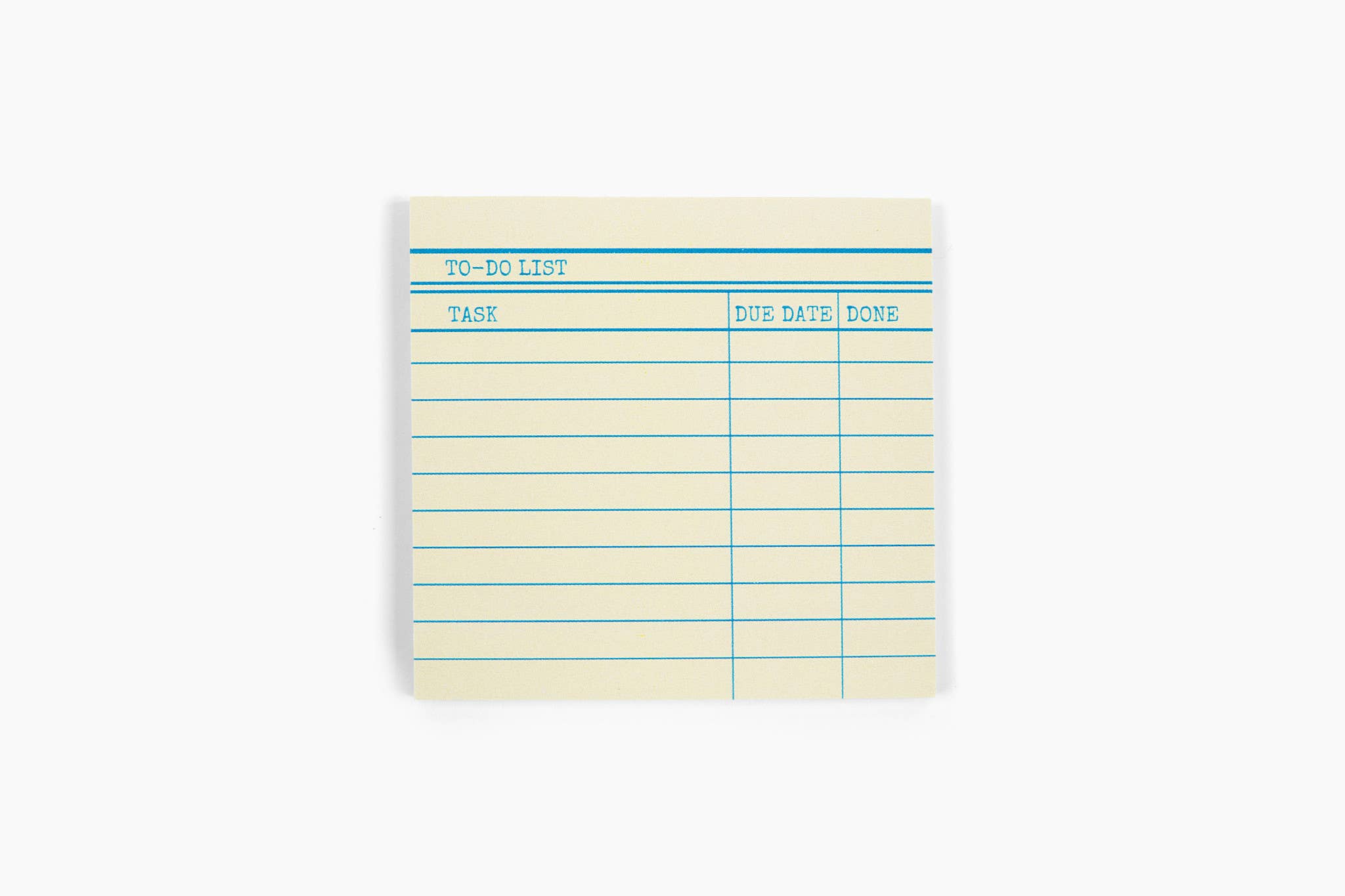 Marigold Press - Wholesale Sticky Notes - Library Card Post-It ® Sticky Notes - Yellow1