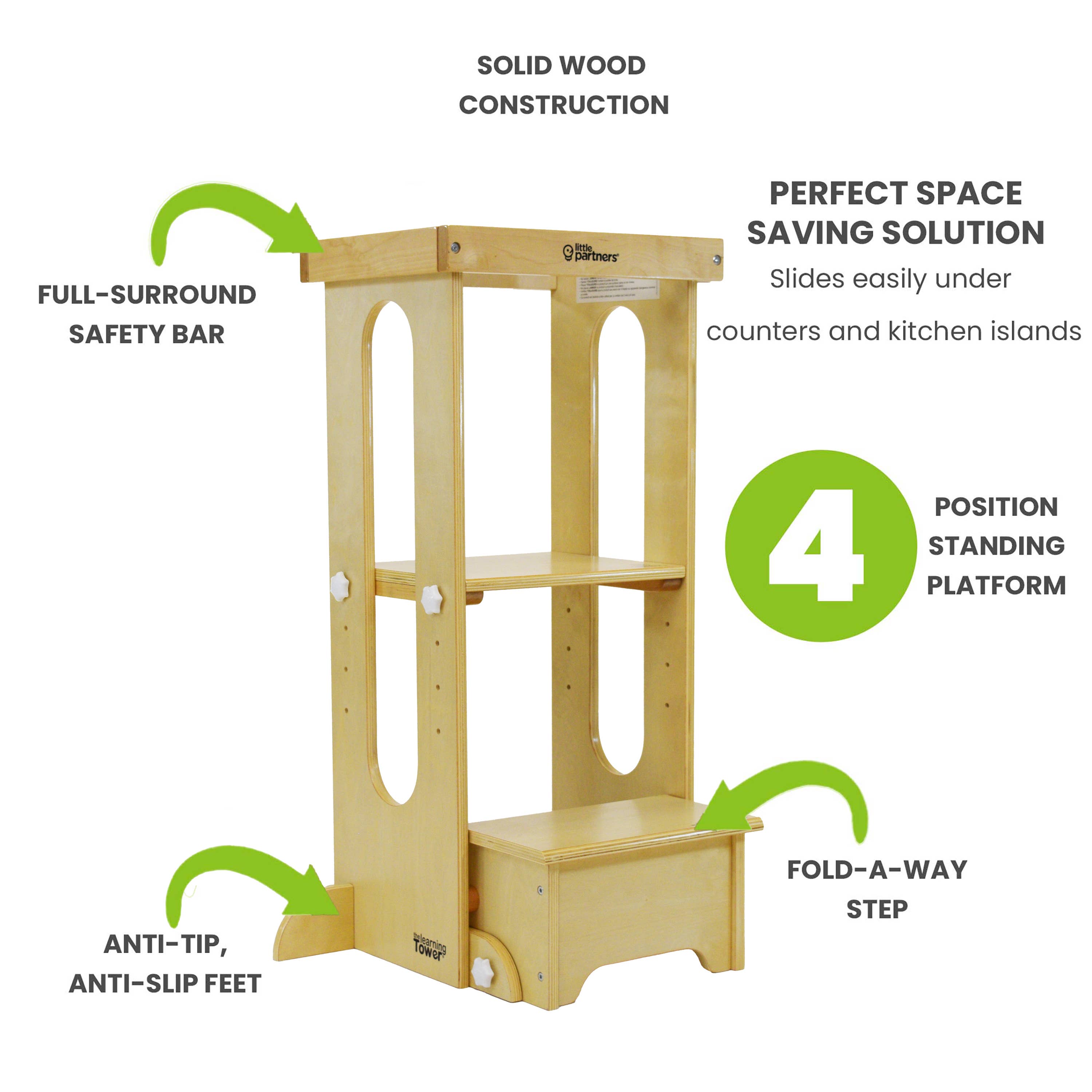 Little Partners - Wholesale Wood Toy - Kids - Explore 'N Store® Learning Tower® Toddler Tower53