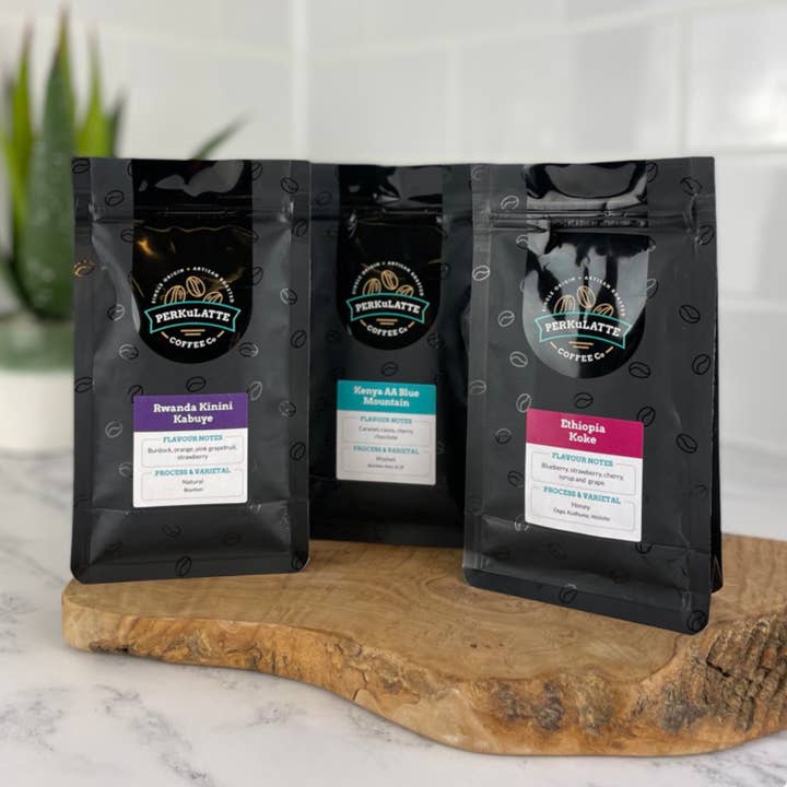 African Coffee Selection Pack for wholesale by Perkulatte
