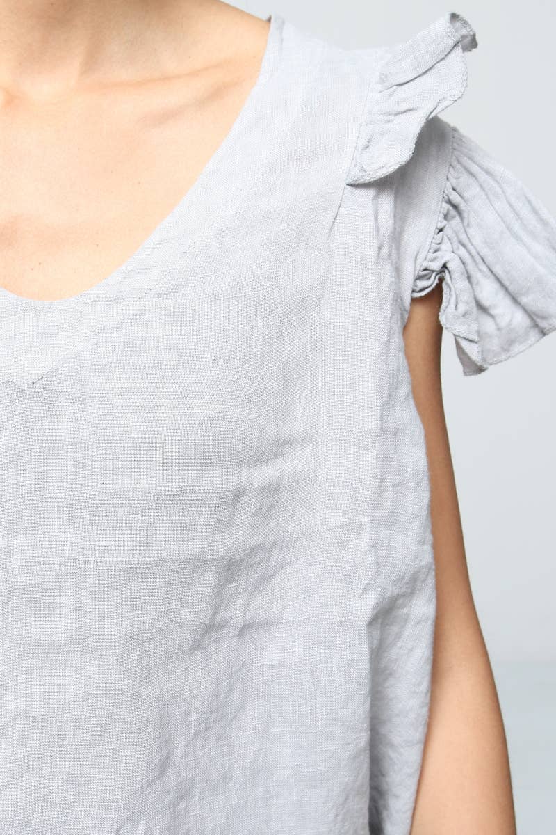 LÉA & LUC - Wholesale Blouse - Women's - 100% Linen Blouse REF. 1201924