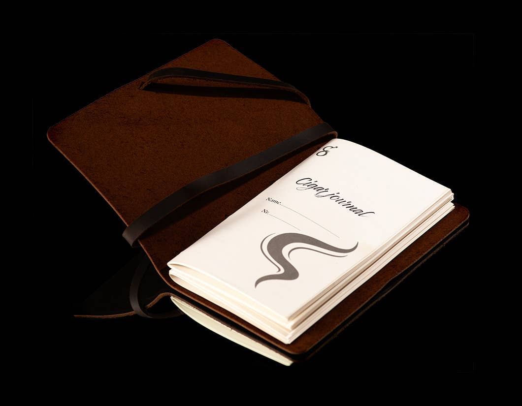 Sisuman - Vente Journal intime - Carnet de dégustation de cigares Sisuman en cuir véritable1