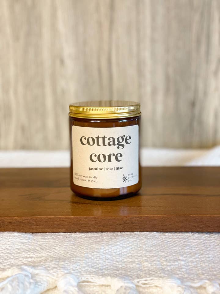 Cottage Core - 100% Soy Wax Candle for wholesale by Sage Candle Co.