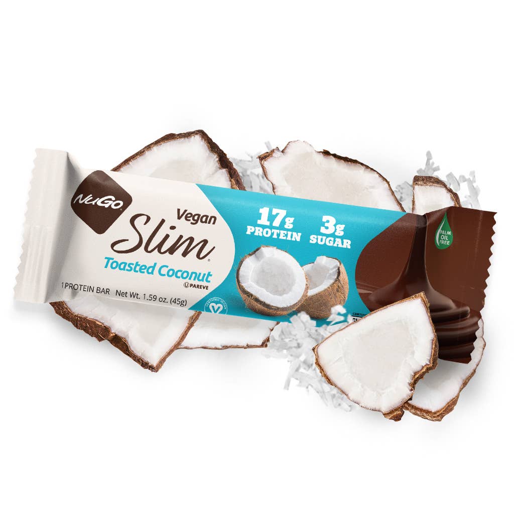 Wholesale NuGo Slim Toasted Coconut Protein Bar for your store - Faire