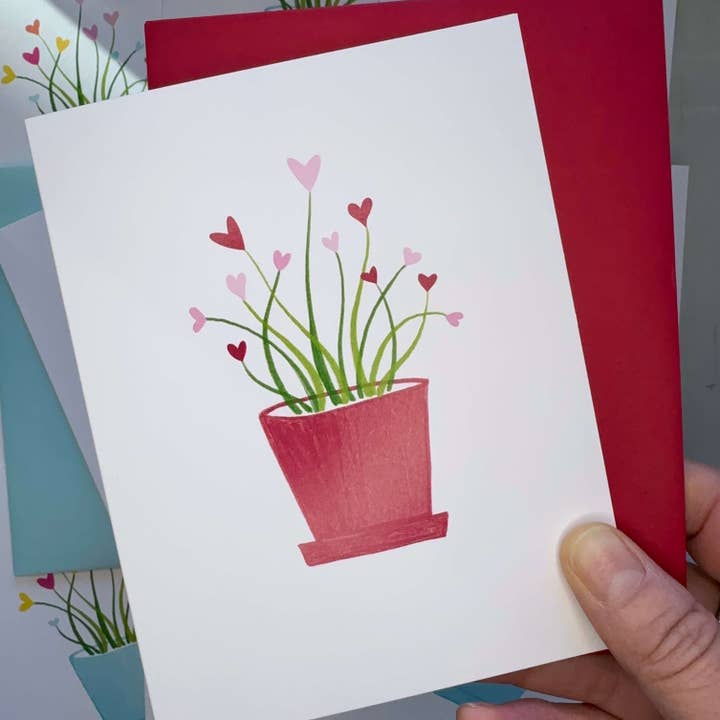 Queen Fayzel - Wholesale Valentine's Day Card - Love Plant Valentine and Anytime Card | A23
