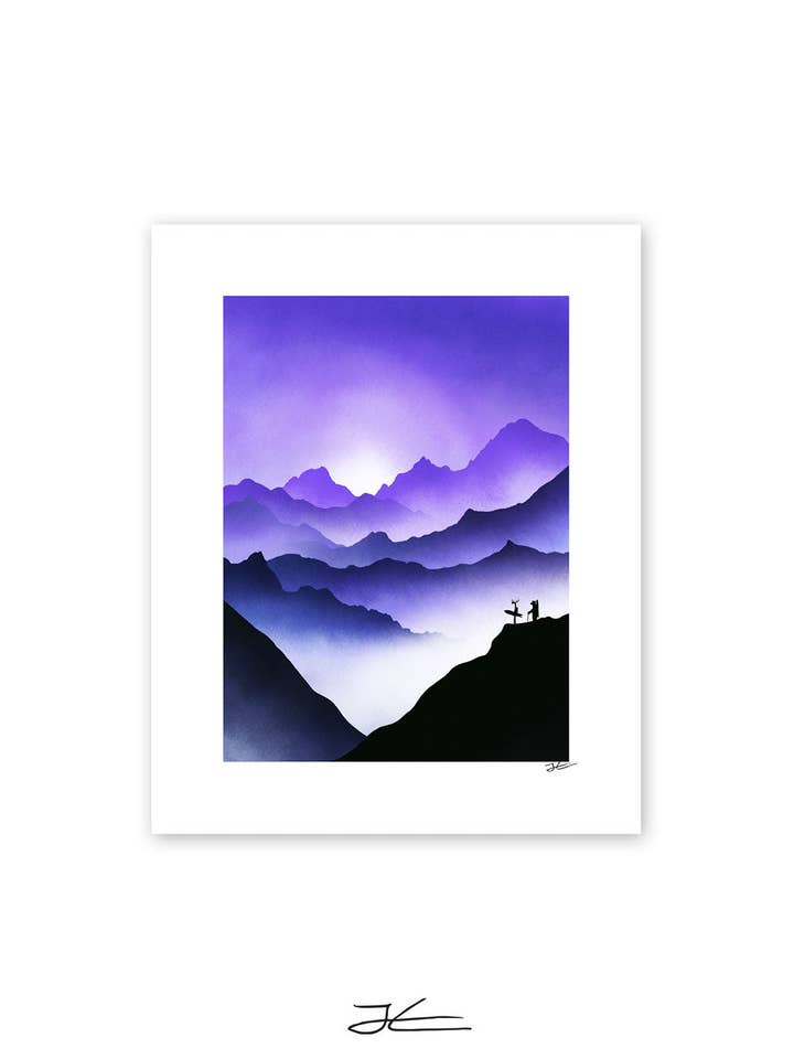 Snow Drifters - Print/ Framed Print for wholesale by Jonas Claesson