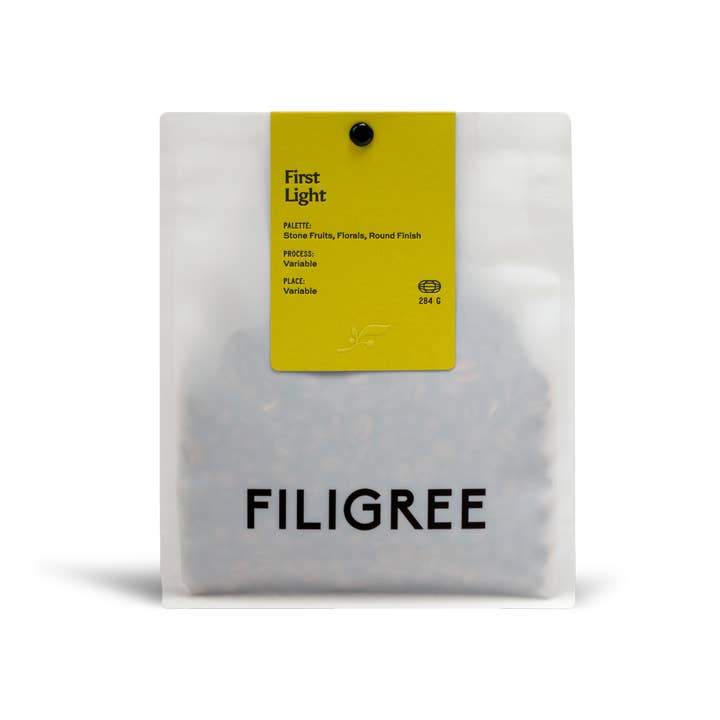 Première lumière pour la vente par Filigree Coffee