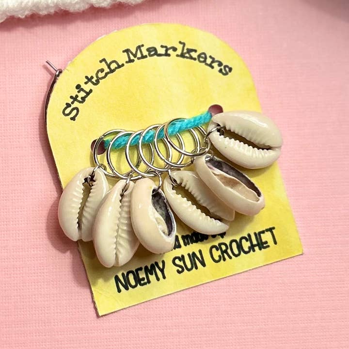 Marqueurs/compteurs de points à tricoter, 12 mm, lot de 6 pour la vente par Noemy Sun Crochet