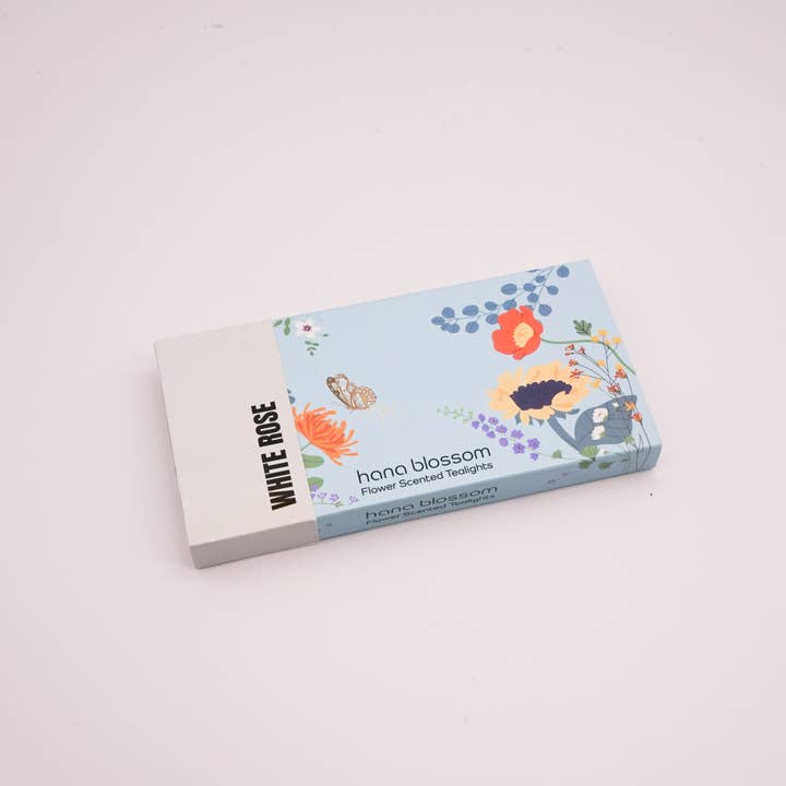 Hana Blossom - Venta al por mayor Velas pequeñas - Velas aromáticas de rosas blancas hechas a mano
